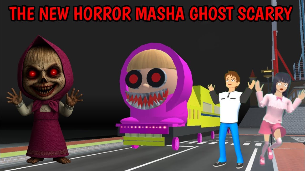 The haunted place MONSTER MASHA SCARRY😫 Mio was arrested‼️|| SAKURA SCHOOL SIMULATOR