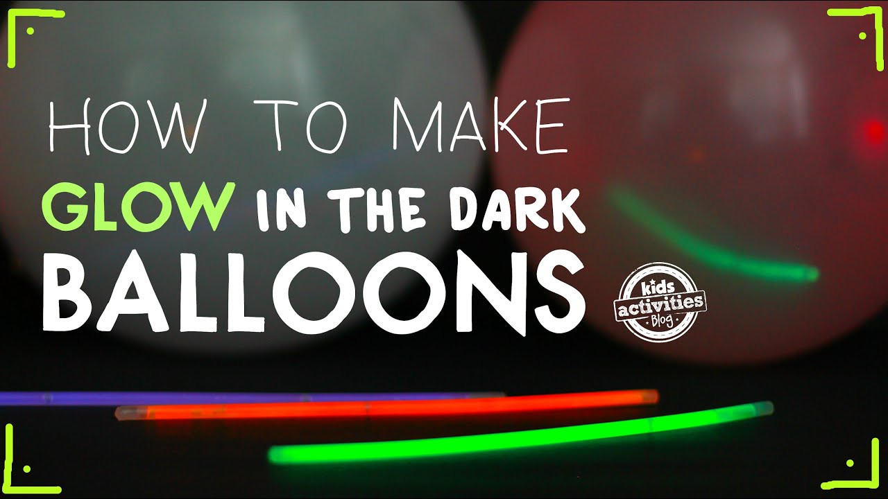 DIY: How to make your own glow in the dark balloons – BalloonParty