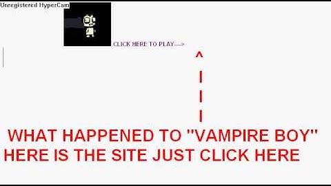 Vampire Boy - the game  by ROBOTDUCK