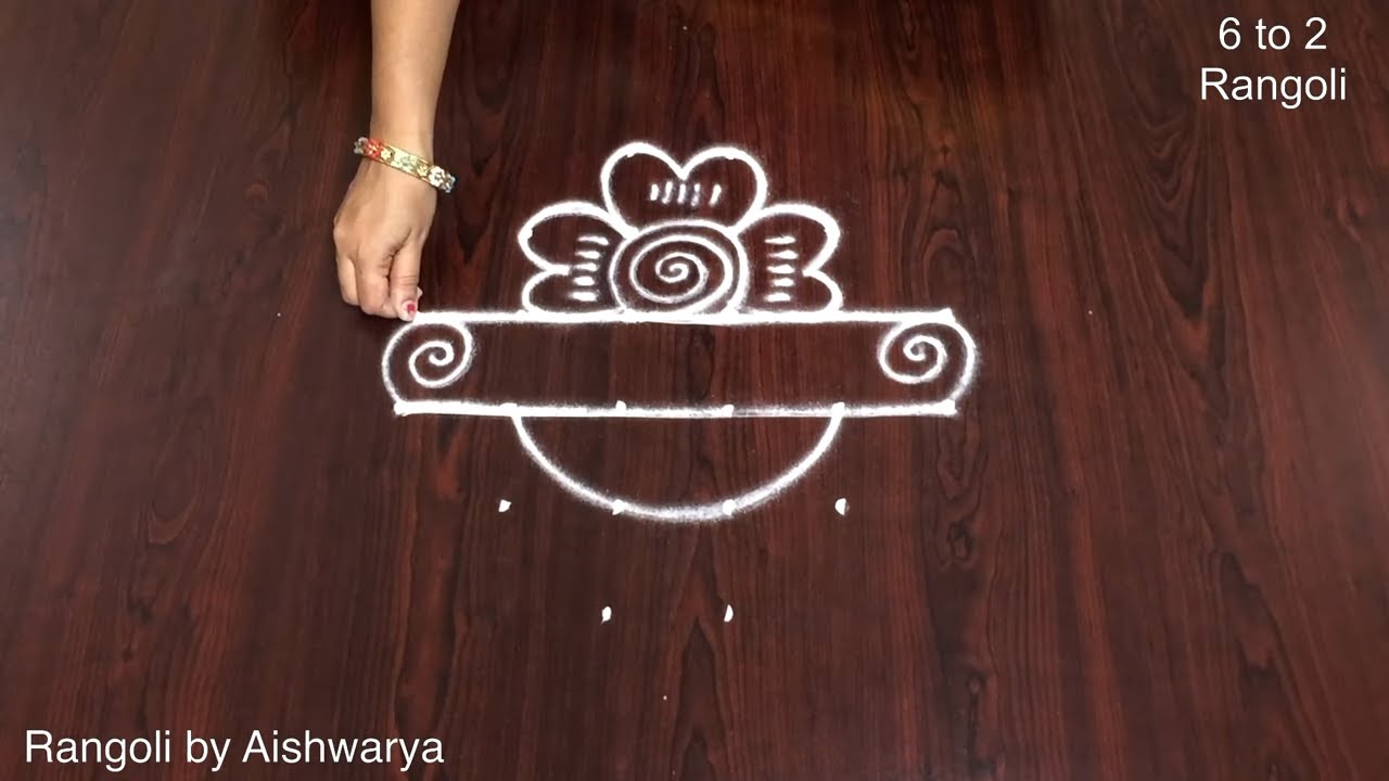 Creative Peacock Kolam