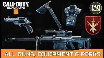 CALL OF DUTY: BLACK OPS 4 ALL GUNS, PERKS & EQUIPMENT (CREATE A CLASS SHOWCASE) - BETA - ΟΛΑ ΤΑ ΟΠΛΑ