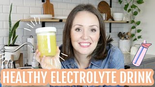 NATURAL ELECTROLYTES DRINK RECIPE | NATURAL ELECTROLYTE WATER RECIPE | HOMEMADE PEDIALYTE