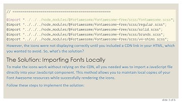 How to Use Font Awesome Icons Locally Without CDNs
