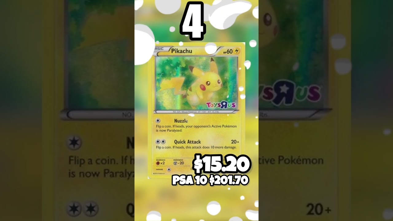 Top 10 most valuable ToysRus Pokemon cards 