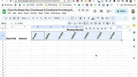 Rotating Text & Adding Borders to Google Sheets