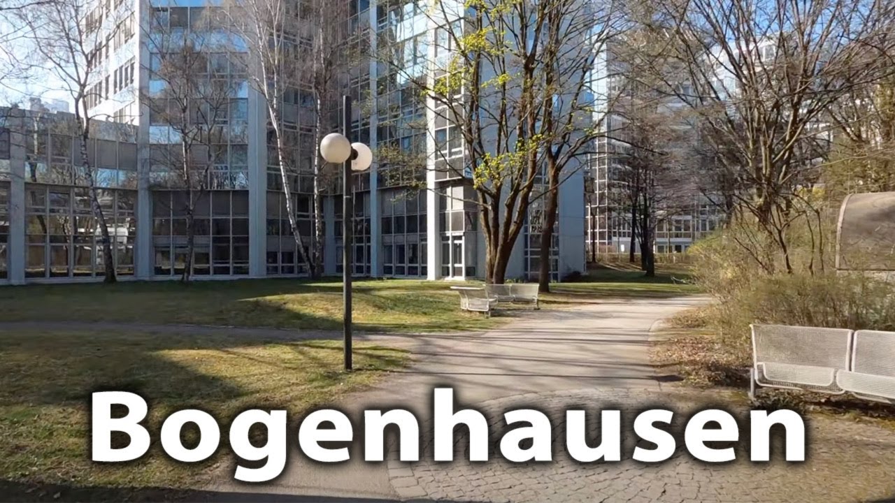 Radfahren in München: Bogenhausen (4k)