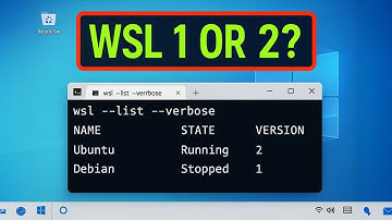 Check WSL Version in Windows 10, 11