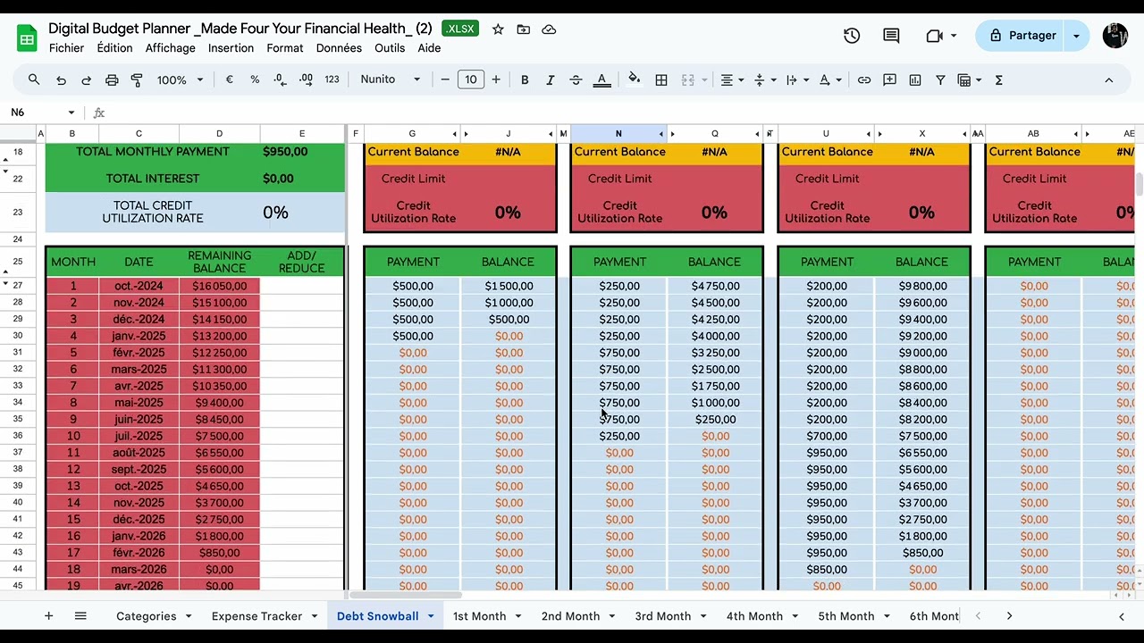 Step4.2: Pay your debts faster using the automatic digital budget planner