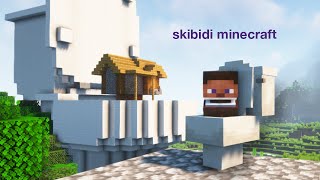 i beat minecraft as skibidi toilet