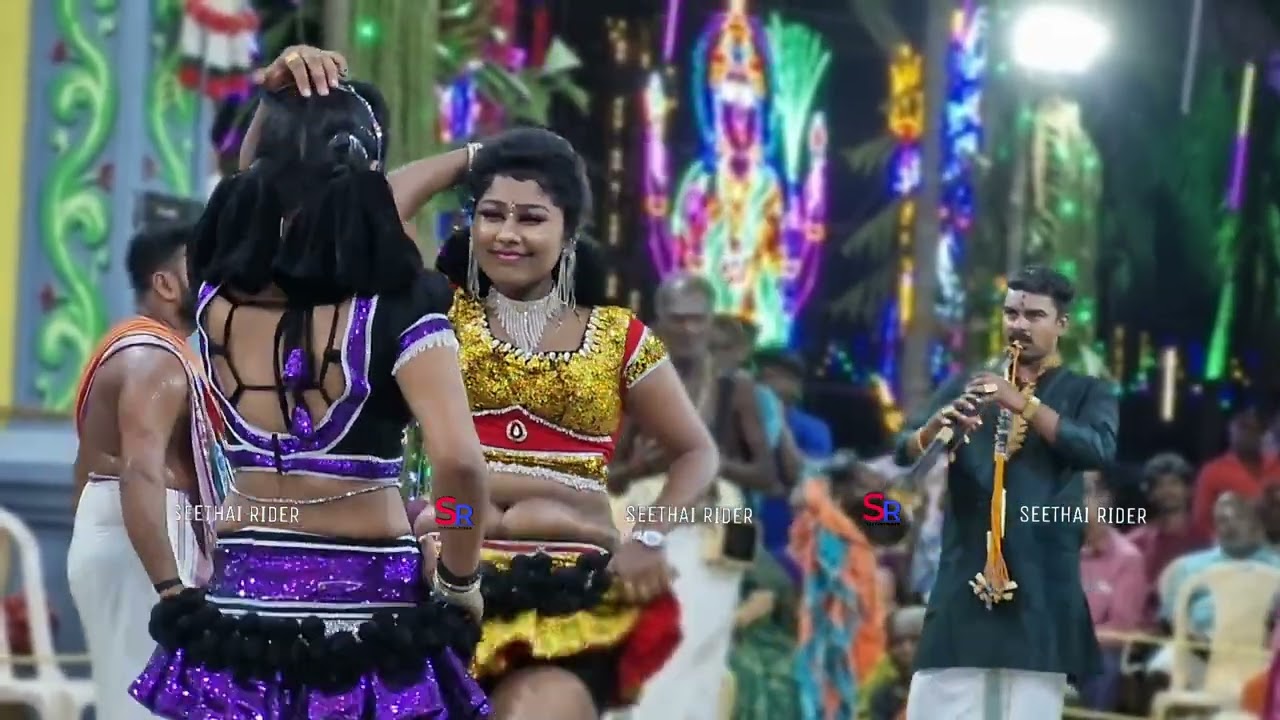 New karakattam HD || Aashina ❌️ Santhiya karakattam...🤩💥 / Seethai Rider Channel...💥