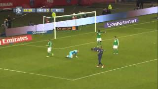 Zlatan Ibrahimovic Kick Goalkeeper Psg - St Etienne