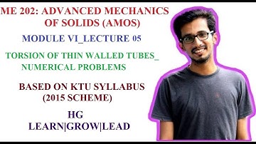ME 202: ADVANCED MECHANICS OF SOLIDS_KTU_MOD 6_LECTURE 05