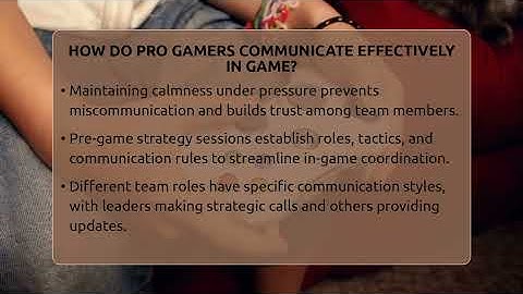 How Do Pro Gamers Communicate Effectively In Game? - Video Gamers Vault
