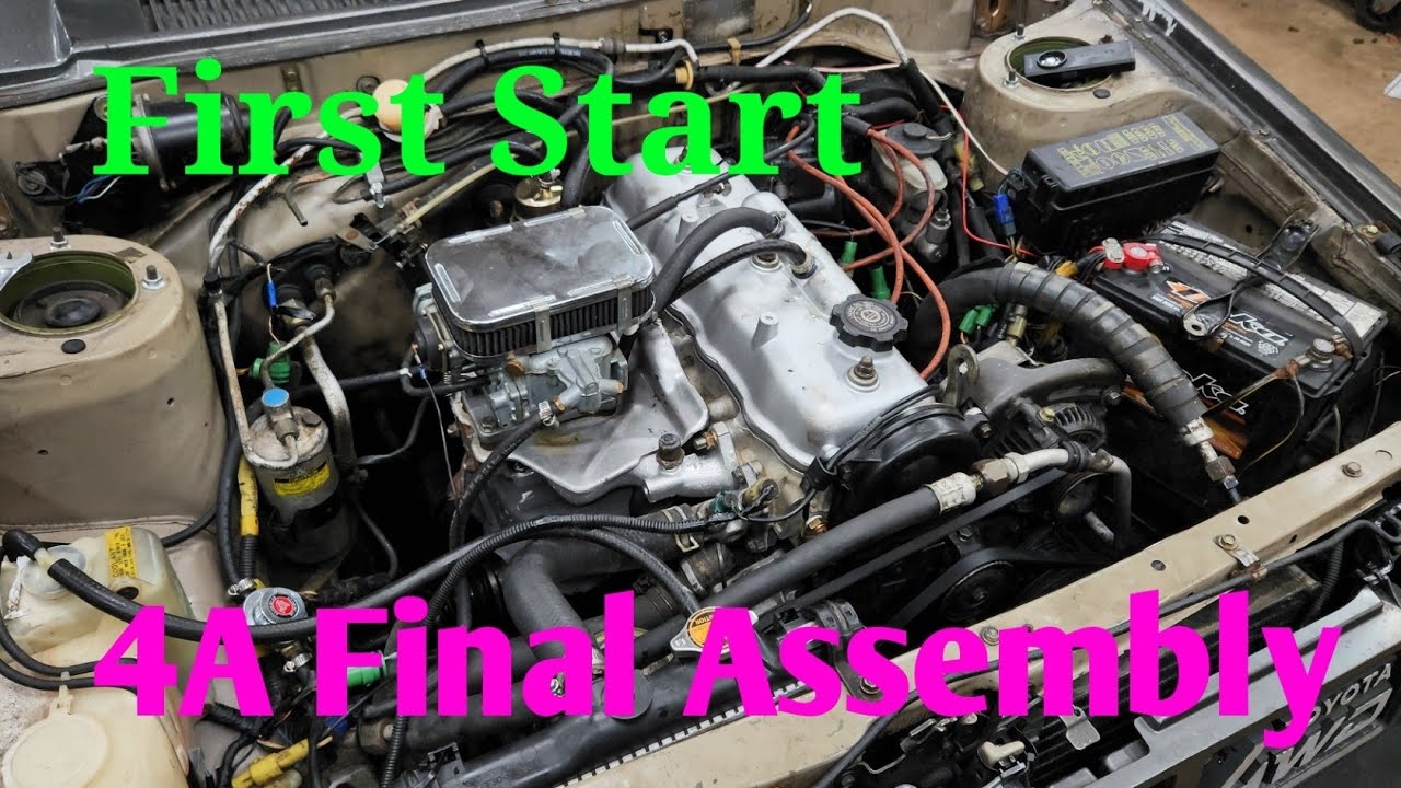 Toyota Tercel Wagon 4A 1.6L Swap Part 2 - YouTube
