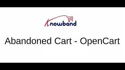 Opencart Abandoned Cart