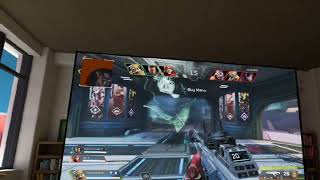 Playing Apex Legends on a MASSIVE SCREEN in VR - Virtual class room on Meta Quest 2