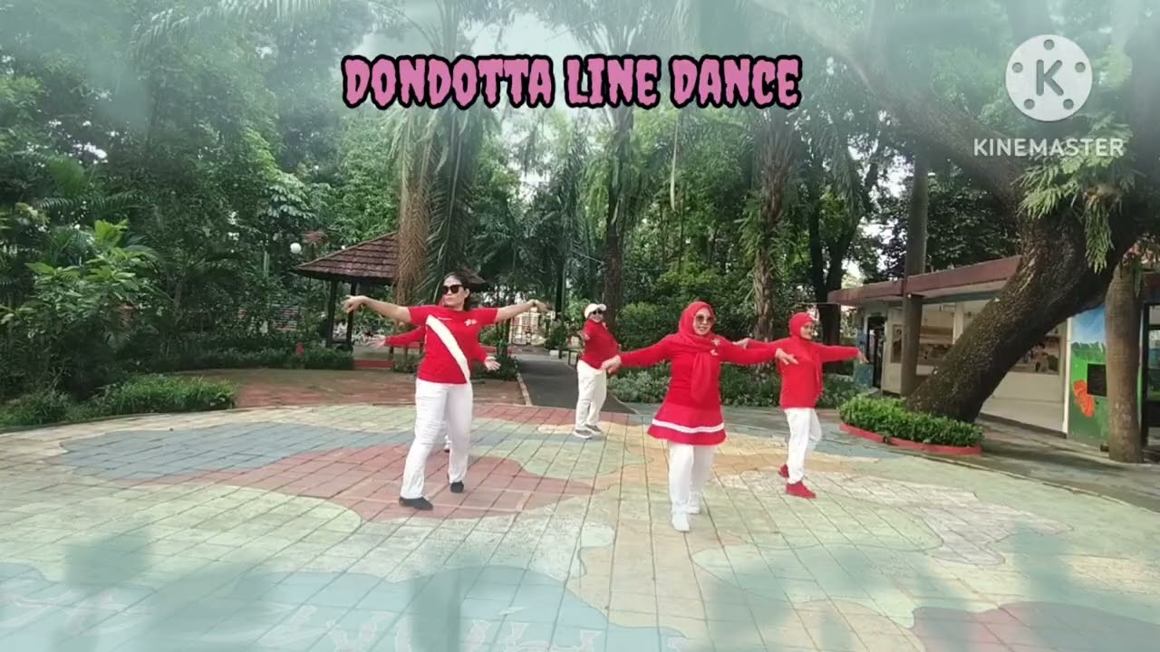 Dondotta Line Dance//Choreo by Santi Sept ( INA) // Demo by KJS MITRA Pegangsaan 