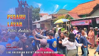 Perahu Layar Putri Andini Live Arak-Arakan Unjungan Buyut Banyu Karangampel Indramayu