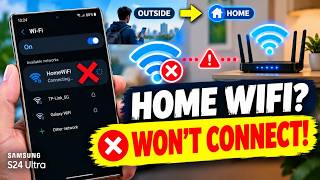 Samsung Phone does not connect to Home WiFi Automatically When You Get Home | FIX it Now screenshot 1