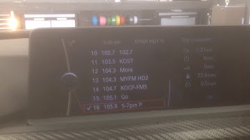 BMW F30 NavTv Camera interface front and rear