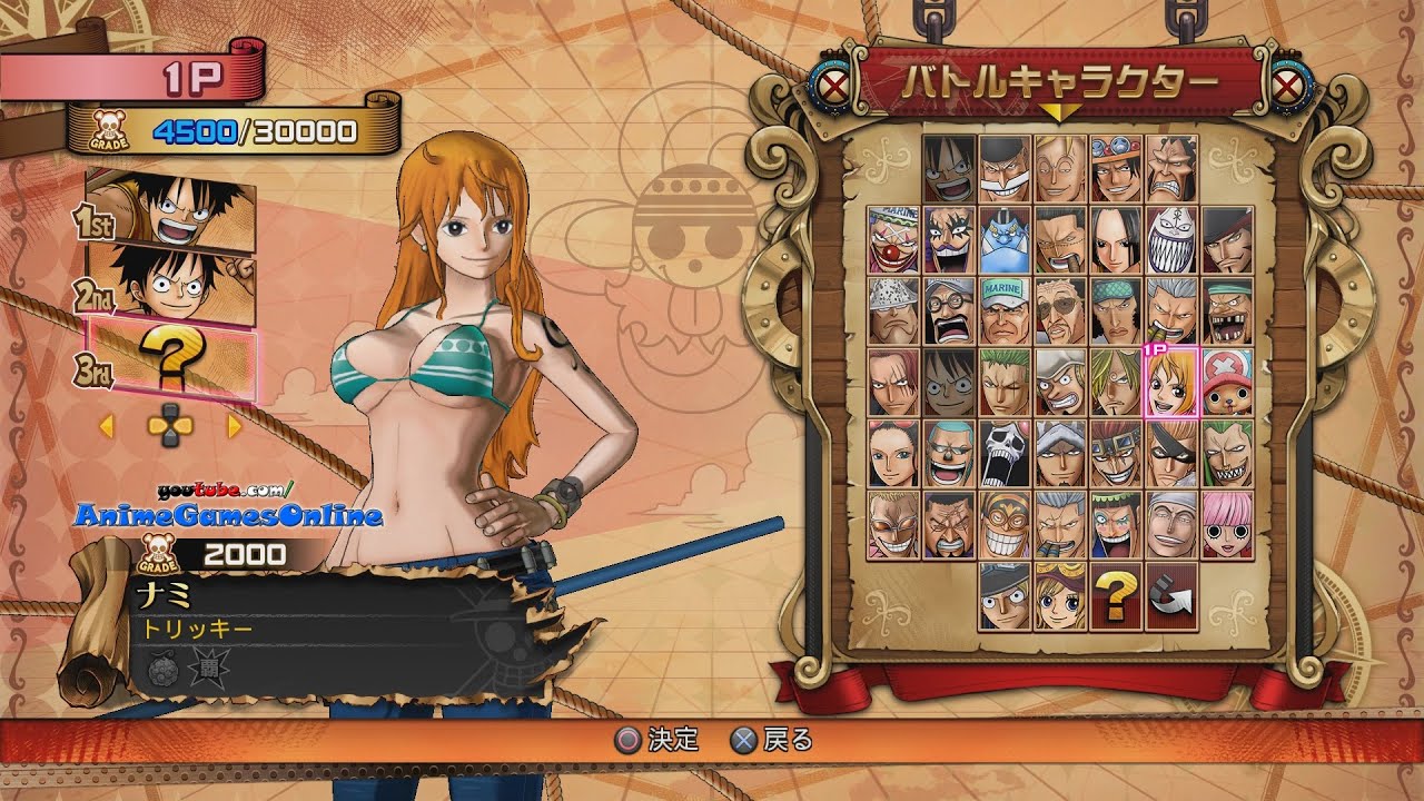 One Piece Burning Blood All Characters (Playable & Support), Costumes, &  Stages - Youtube