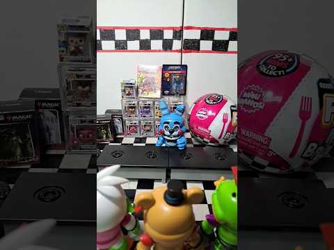 FNaF Freddy Chica And Monty Unbox A Foodie Mini Brands Stop Motion Animation