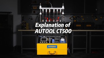 Explanation of #autool CT500 Injectors Cleaner &Tester Installation Tutorial #automobile #injector