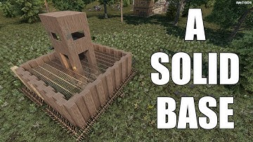 A Solid Base! Base Day One Alpha 21 7 Days To Die Ep 4