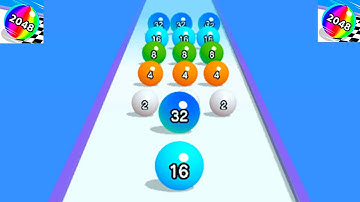 Ball Run 2048 - All Levels Gameplay Android, iOS Part-2 SG404