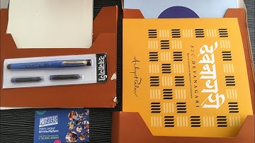 UNBOXING THE KITSTERS DIY DEVANAGARI CALLIGRAPHY KIT BY ACHYUT PALAV