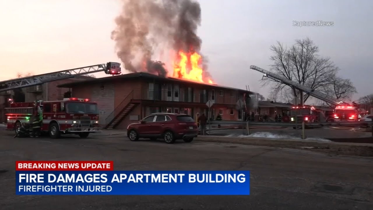 NEW DETAILS: Fire tears through Chicago-area apartment building ...