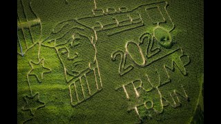 Kentucky pumpkin patch gets on the 'Trump Train' with corn maze