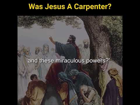 Video: Was Jesus 'n klipmesselaar of 'n skrynwerker?