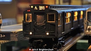 MTH MTA NYC Transit R-1/9 Series A Train Subway Set - January 2015