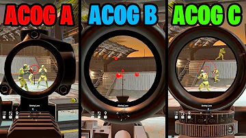 What is The BEST Acog in Rainbow Six Y9S1?