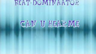 beat dominator -  Bass can you hear me Resimi