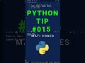 Loop on Multiple Python Lists Together - Python Tip #python #coding #pythontutorial