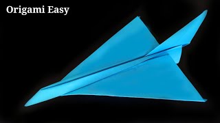 How to Make an Epic JET Paper Airplane that Flies Far / Origami Easy Paper Planes / foldable flight