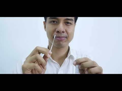 การเก็บตัวอย่าง self nasal swab