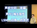 【声紋分析 後編】 声から解る個性 (株)ライフスタイルマネジメント代表取締役 柊木(ひいらぎ)匠社長 声紋分析でわかる個性を活かして一人ひとりの持ち味を活かした人生を送るメッセージ。