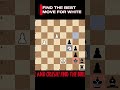 You Missed These Moves for White! ⚠️♟️ #chessgame #trending #shortvideo