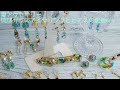夏アクセサリー✴琉球ガラスのイヤリング&ピアス レジン初心者の奮闘記２４