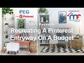 Recreating A Pinterest Entryway On A Budget | MF Home TV