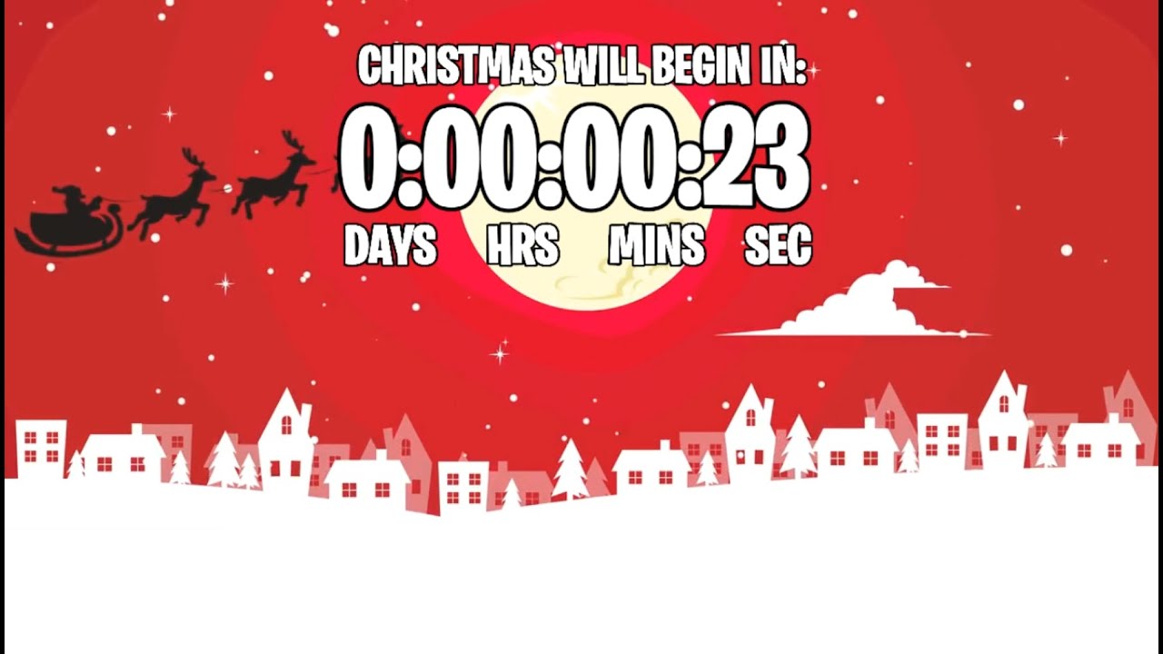 CHRISTMAS 2023 COUNTDOWN LIVE🔴 24/7 & How Long Till Christmas 2023