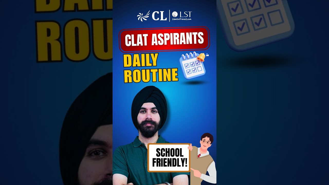 Best Time Table for CLAT 2026 Preparation | Toppers’ Daily Routine to Crack NLU 