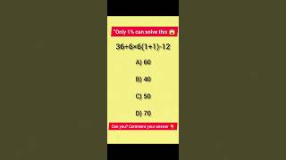 #usa #brain #math #quiz #viral