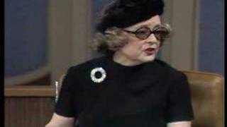 Bette Davis talks about sexual repression