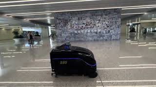 Autonomous Cleaning Robots-Kokobots Spirit S95 in Railway Station 3