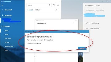 Fix: Mail App Error Code 0x8000000b / Can