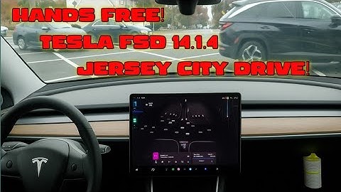 Testing Tesla FSD 14.1.4 Through the Mean Streets of New Jersey!  NO DISENGAGEMENTS!